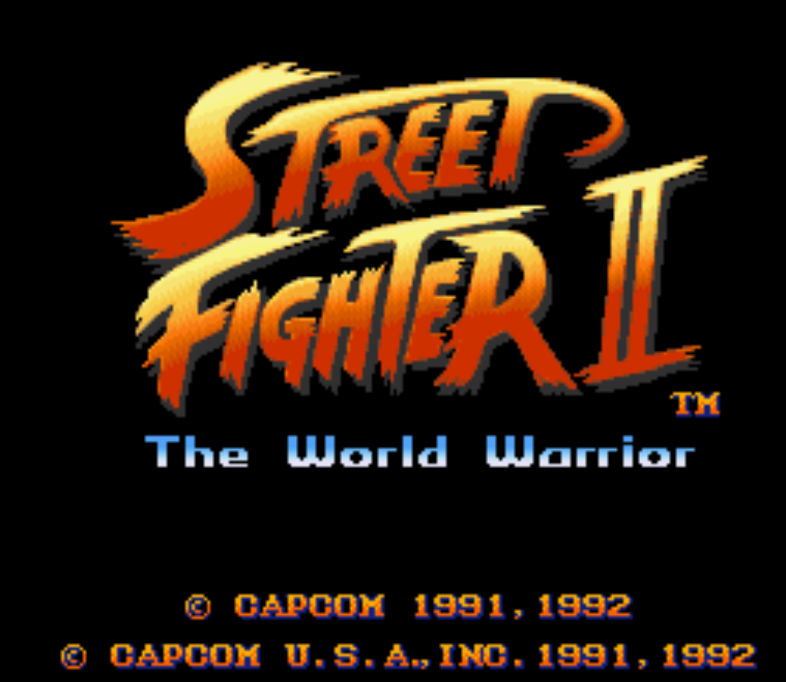Street Fighter 2 Title Screen